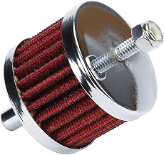 Allstar Performance ALL36216 Breather - Push-in - Round - 3/8 in Hole - Mounting Stud - Reusable - Rubber/Steel - Black/Chrome - Each