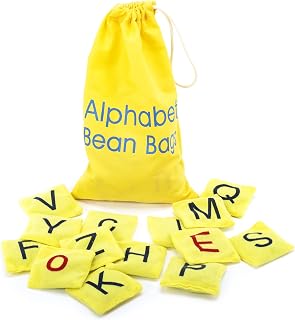 Educational Insights Alphabet Beanbags - ABC Learning Toys for Kids Ages 3-5, Toddler Letter Learning, Alphabet Toys and Phonics Manipulatives for Preschoolers, Gross and Fine Motor Sensory Letters