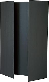 Pacon Foam Presentation Board, Black, 48" x 36", 12 Boards
