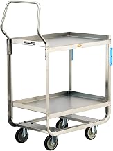 4938 Handler Series Utility Cart, Stainless Steel, 2 Shelves, 1000 lb. Capacity (Fully Assembled)
