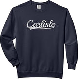 Carlisle Vintage Varsity Design Retro Collegiate Graphic Comfort Colors Adult Sweatshirt