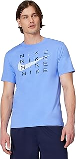 Nike Mens Sportswear Club T-Shirt (Swoosh Nike Stack)