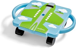 hand2mind Green Plane Glider Scooter Board, Gross Motor Toys, Ages 5+
