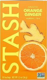 Stash Orange Spice Black Tea, 120 Bags (6 Boxes of 20), Caffeinated | Citrusy, bright blend with orange peel, cinnamon and clove notes, Non-GMO Project Verified and foil-sealed freshness