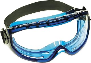 Jackson Safety Monogoggle XTR Safety Goggles Style: Frame:Blue, Lens Tint:Clear (part# 3010334)