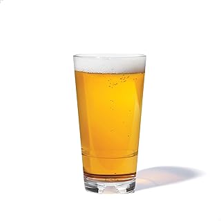 TOSSWARE RESERVE 16oz Stacking Pint, SET OF 24, Premium Quality, Dishwasher Safe & Heat Resistant Unbreakable Plastic Beer Glasses