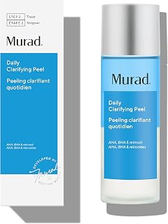 Murad Daily Clarifying Peel – Retinoid, Salicylic and Glycolic Acid, AHA/BHA Exfoliating Liquid Solution for Softer, Smoother, Hydrated, Pore-Refined Skin – 3.2 Fl Oz