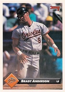 Baseball MLB 1993 Donruss #89 Brady Anderson #89 NM Orioles