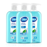 Body Wash by Dial – 23 Fl Oz (Pack of 3), BLUE, Pack of 3