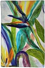 Betsydrake KT1162 16 x 25 in. Teal Paradise II Kitchen Towel