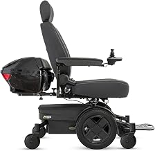 Pride Jazzy EVO 613 Power Wheelchair + Accessories, Includes Set Up, Tight Turning Radius, 300 Lbs Weight Capacity, Active-Trac Suspension, Memory Foam Seat, 5 Year Warranty