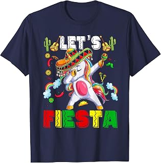Lets Fiesta-Shirt Cinco De Mayo Funny Mexican Women Kid Girl T-Shirt