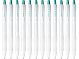 G2 Edge White Premium Gel Roller Pens by PILOT – 1 Count (Pack of 12), Metallic Green, Model 22368