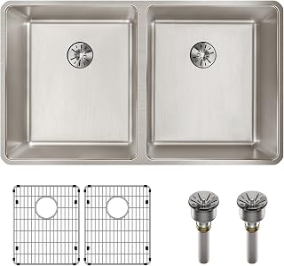 Elkay ELUHH3118TPDBG Kitchen Faucets and Accessories, Stainless Steel