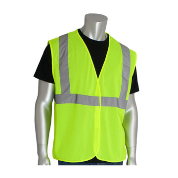 ANSI Class 2 Value Mesh Vest by Pip – Neon Green, Model 302-MVGOR-5X
