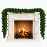 6FT Norfolk Pine Garland by Generic – Polyethylene (PE), Green, Model ese1231