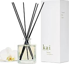 kai reed diffuser – a fresh, beautiful, light gardenia scent wrapped in white exotics, 6.75 fl oz | long lasting, serene, vegan, clean and inspired by memories of Hawaiian vacations