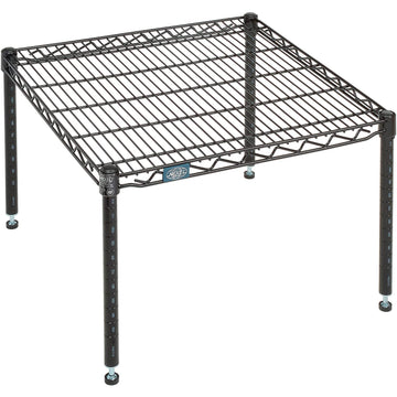 Black Epoxy Wire Dunnage Rack by Nexel – Wire, Black, Model P2430B