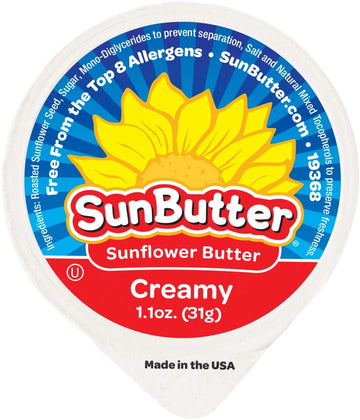 Sunflower Seed Spread by SunButter – 1.1 Oz-200 Count, Pack of 200