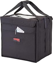 Cambro Nylon 12" X 15" X 15" Food Delivery Bag, Insulated Food Carrier, 4PK Black GBD121515-110