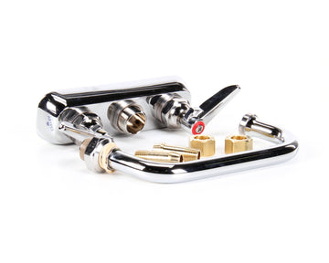 Work Board Faucet Deck Mount by T&S Brass – Brass, Silver, Model B-1110