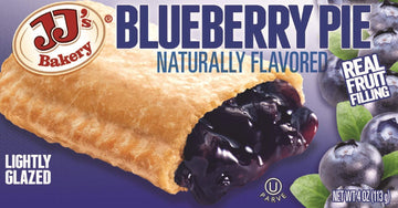 Blueberry Pie Snack Pies by JJ's Bakery – 4 Ounce (Pack of 12), Pack of 12