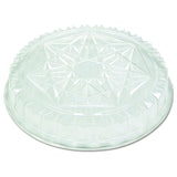 Round CaterWare Dome-Style Food Container Lids by PACTIV – Crystal, Clear, Pack of 50, Model P4412