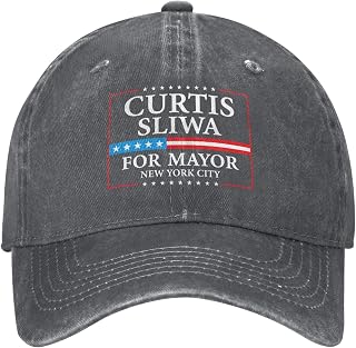 Curtis Sliwa for New York City Mayor 2025 Election Hat Election Race Golf Dad Hats Retro Denim Baseball Cap