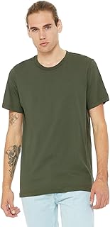 BELLA+CANVAS Unisex Jersey Short-Sleeve T-Shirt S Military Green