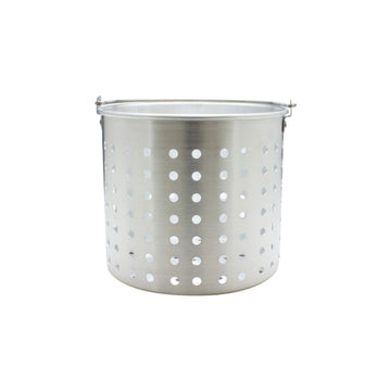Aluminum Steamer Baskets (32 Quart) by Thunder Group – 32 Quart, aluminum, Model ALSKBK006