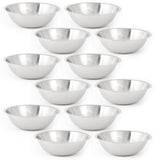 Mixing Bowl by Adcraft – 3 Quart, 3.5 quarts, Stainless Steel, Silver, Pack of 12
