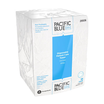 Pacific Blue Select A300 Disposable Patient Care Washcloth by GP PRO () by Georgia-Pacific – 1 Count (Pack of 1320), Cellulose, White, Pack of 24, Model 29506