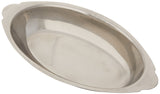 Stainless Steel Oval Au Gratin Dish by Winco – 20 Ounce, Stainless Steel, Model ADO-20