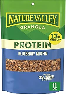 Nature Valley Blueberry Muffin Protein Granola, Resealable Pouch, 11 oz