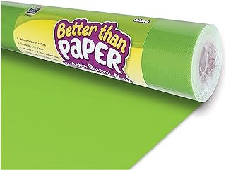 Teacher Created Resources Lime Better Than Paper Bulletin Board Roll, 1219 Mm x 3658 Mm, 1 Count, TCR77371, 48 x 144 inches