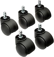Global Industrial 50mm Casters w/Barrel, 5 Per Set