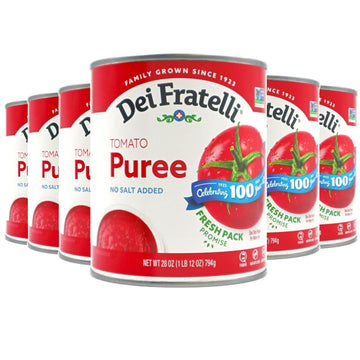 Tomato Puree - 28oz - 6 pack by Dei Fratelli – 6 pack, Pack of 6