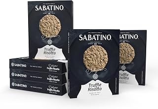 Sabatino Tartufi Risotto Gourmet Risotto With Black Truffles Ready To Eat All Natural NonGmo, Truffle, 6 pack,6.2 Ounce
