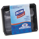 Dixie Heavy-Weight Polystyrene Plastic Forks by Georgia-Pacific – Polystyrene, Crystal, Pack of 10, Model CH0180DX7