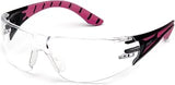 Pyramex Endeavor Plus Safety Glass Black/Pink Frame Clear Lens