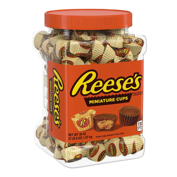 Miniatures Peanut Butter Cups by Reese's – 38 Ounce (Pack of 1), Model 980174226