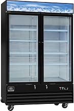 2 Door Merchandiser Freezer, 45 Cu. Ft., 53-1/8"W x 31-7/8'D x 79-3/8"H
