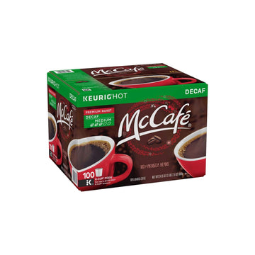 McCafé Premium Roast Decaf Coffee Single Serve Pods (100 ct.) by McCafe – 100 Count (Pack of 1)