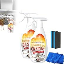 Heavy-Duty Kitchen Degreaser Foam Cleaner, Clean Up Kitchen Oil Stains Spray, Multi Functional Oil Stains Cleanup Kitchen Foam Cleaner Spray, Degreaser Cleaner Heavy Duty (2)