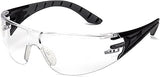 Pyramex Endeavor Plus Safety Glass Black/Gray Frame Clear Anti-fog Lens