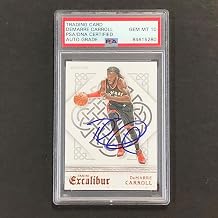 2015-16 Panini Excalibur #4 DeMarre Carroll Signed Card AUTO 10 PSA Slabbed Rapt - Basketball Slabbed Rookie Cards