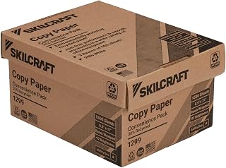 AbilityOne 7530017111299-30% Post-Consumer Recycled Convenience Copy Paper - Ream Wrapped - 3 Reams/BX - 1500 units
