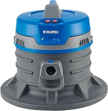 Global Industrial Drum Top Wet/Dry HEPA Vacuum, 55 Gallon Capacity, Blue