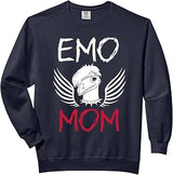 Emo Girl Emu Bird Emocore Punk Aesthetic Goth Comfort Colors Adult Sweatshirt