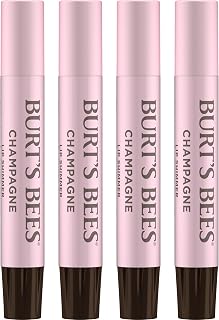 Burt's Bees Shimmer Lip Tint Set,Mothers Day Gifts,Tinted Lip Balm Stick,Moisturizing for All Day Hydration with Natural Origin Glowy Pigmented Finish&Buildable Color,Champagne 4 Count (Pack of 12)